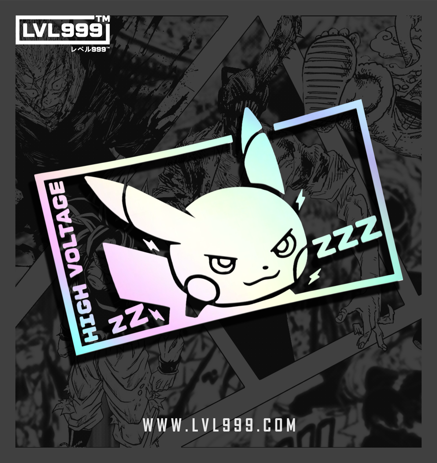 Pika #025 - Decal - High Voltage