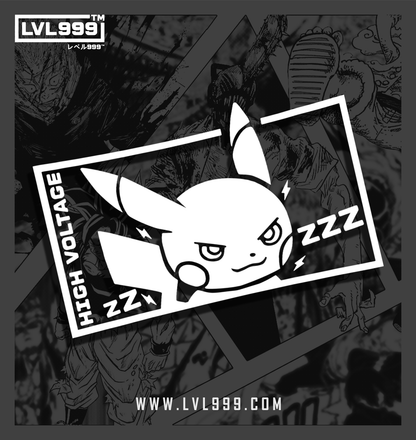 Pika #025 - Decal - High Voltage